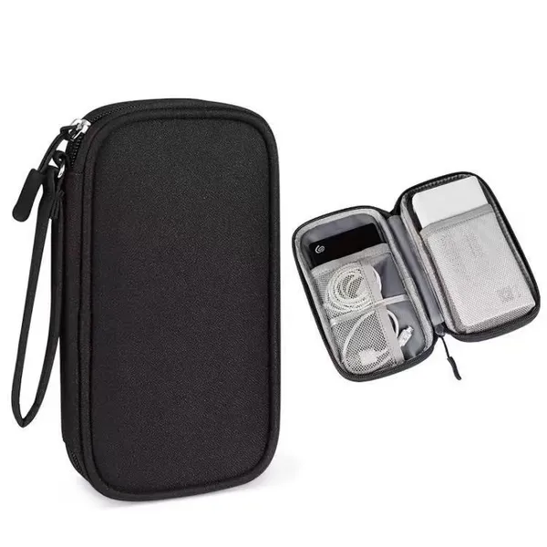 Necessaire organizadora bolsa portatil celular cabos fios armanazamento-luna_hyq