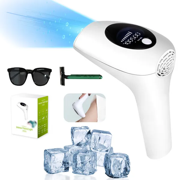 Depilador A Laser Lpl Removedor Luz Pulsada 999999 Flash Produtos Unissex Para Depilação Aparelho De Depilação Ice Point