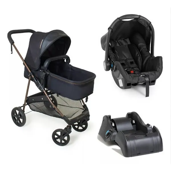 kIT Carrinho De Bebê Napoli + Bebê Conforto E Base para Carro Galzerano Oferta