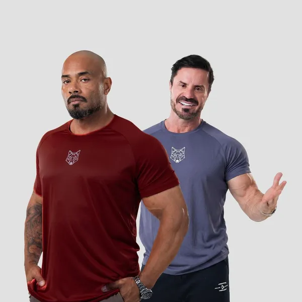 Kit 2 Camisetas Masculina Dry Alpha Co
