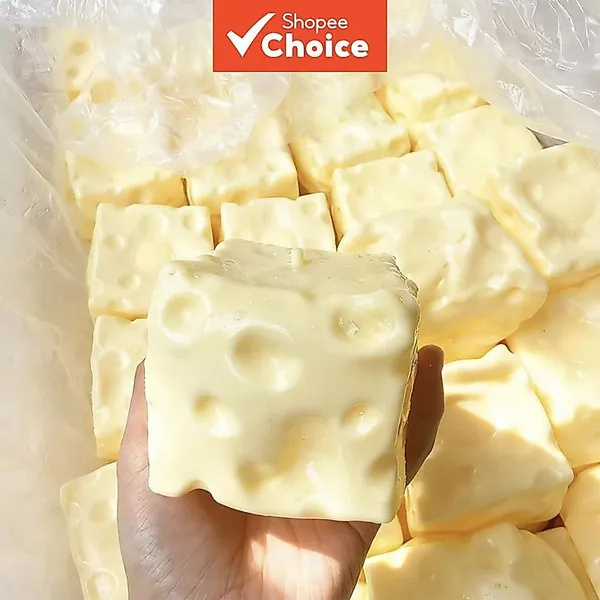 Brinquedo De Apertar Em Forma De Queijo , Alívio De Estresse De Recuperação Lenta