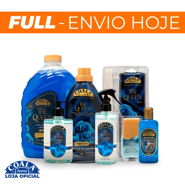 KIT COALA COMPLETO THE QUEEN - 6 ITENS
