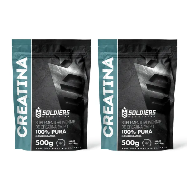 Creatina Suplemento Monohidratada em Pó - Soldiers Nutrition