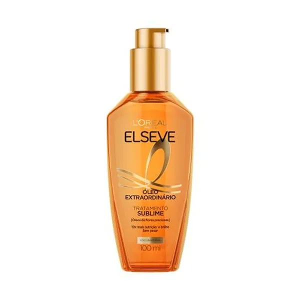 Óleo Finalizador Óleo Extraordinário, Anti Frizz, Protetor Térmico, L'Oréal Paris Elseve 100ml