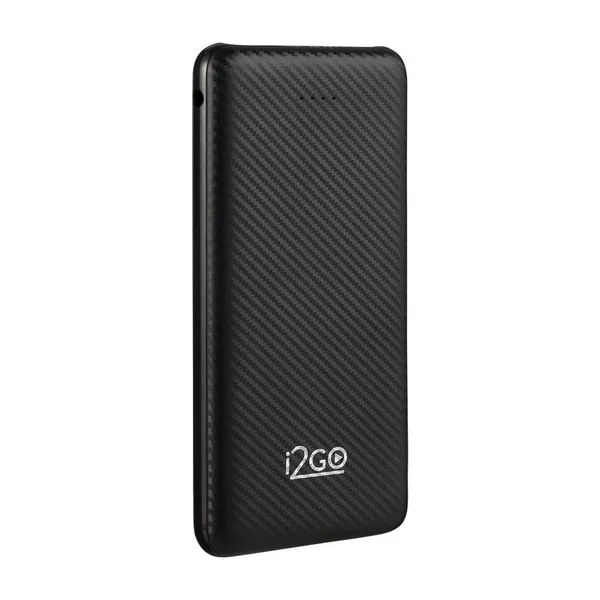 Carregador Portatil Power Bank i2GO 10000mAh 1 USB-C e 2 USB-A