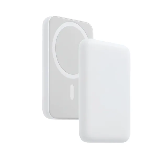 Carregador Portátil 5000Mah Sem fio Para iPhone Indução Bateria Carga