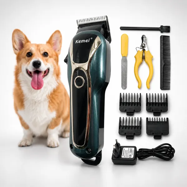 Máquina de Tosa de Pet Profissional Kemei 1991 Bivolt