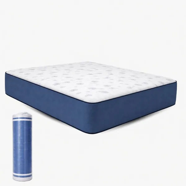 Colchão Casal D33 100% Espuma Semi-Ortopédica FIRME Durável A Vacuo
