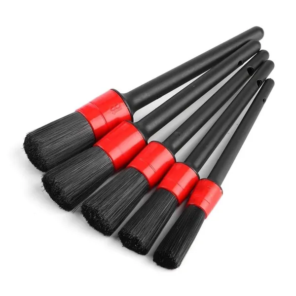 Kit 5 Pincéis Automotivos para Limpeza