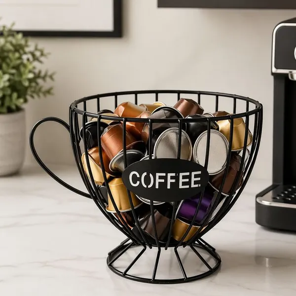 Porta Cápsula de Café Suporte Organizador para Armazenamento de Cápsulas