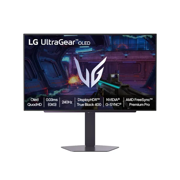 Monitor LG UltraGear OLED 27" QuadHD, 0.03ms, 240Hz