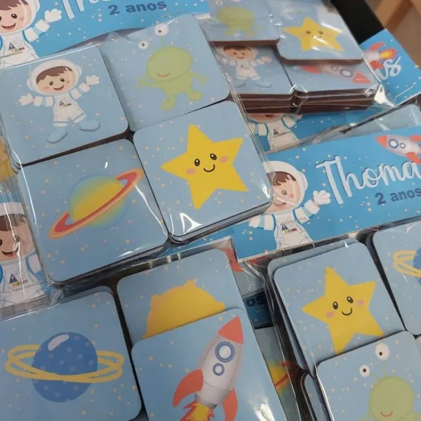kit 20 Jogo da Memória Personalizado 10 Peças MDF Lembrancinha Brinde
