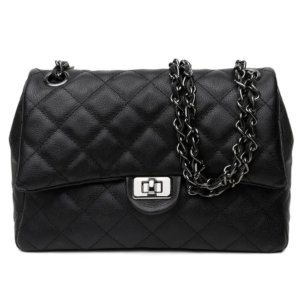 BOLSA FEMININA COURO LEGÍTIMO VITTAL BARBARA DESIGN MATELASSÊ