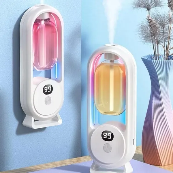 Difusor de Aroma Sem Fio ​de Parede Umidificador e Desodorizador de Ambientes