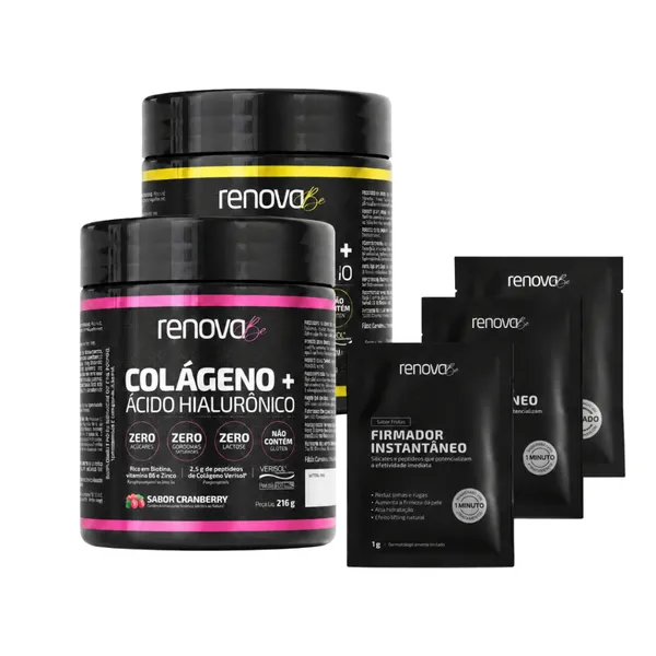 Kit 2 Colágenos Verisol Renova Be +   Sachês Sérum Firmador