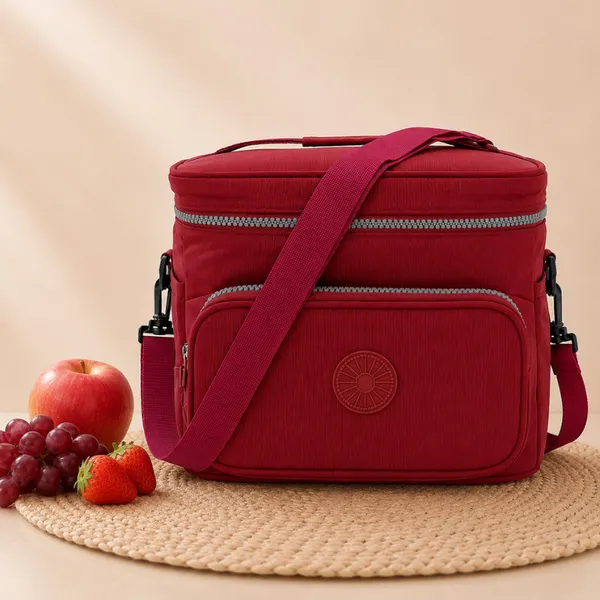 Lancheira Bolsa Térmica Grande Fitness Viagem Faculdade Trabalho Feminina Masculino