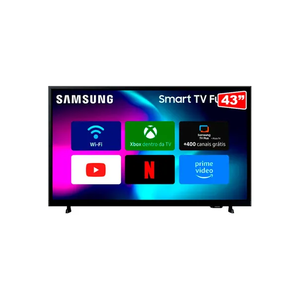 Monitor Smart Tv 43'' Fhd Ls43f6000fgxzd Tizen - Preto