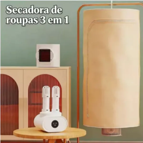 Secador Roupas Portátil Eletrico Secador Suspenso Cortina