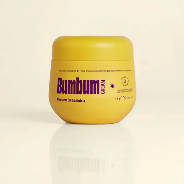 Bumbum Cream 200g Creme Tratamento Redutor de Celulite Estrias Hidratante Corporal Ação Termogênica