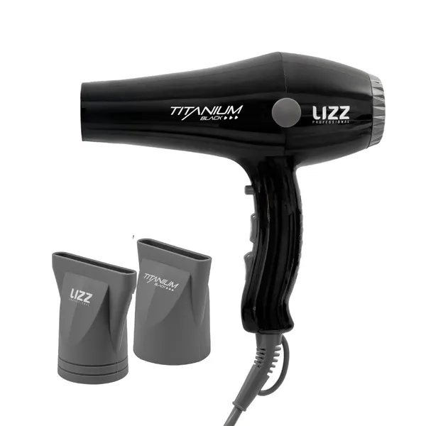 Secador Profissional Titanium Black (2150W / 2400W) – Lizz Pro