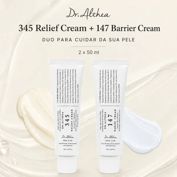 Creme Facial Calmante Dr. Althea 345 / 147 Relief 50ml - Skincare Coreano