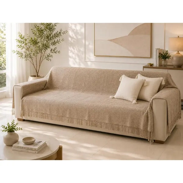 MANTA PARA SOFÁ XGG GIGANTE 4,00 X 1,70 ALGODÃO MACIO PROTETORA DECORATIVA LUXO