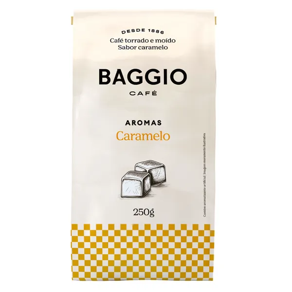 BAGGIO CAFÉ - CAFÉ TORRADO E MOÍDO AROMAS CARAMELO 250G