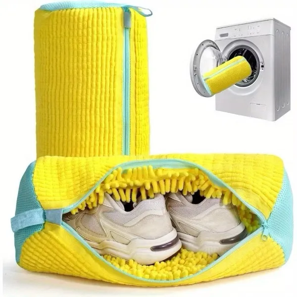 Kit 2/4 Sacos lavar Tenis Sapato Máquina Lavar roupas Protege não danifica Lavagem Segura Lavanderia