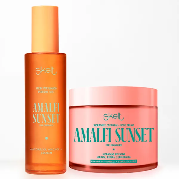 Duo Amalfi Sunset - Body Splash 100ml e Hidratante Corporal 200g