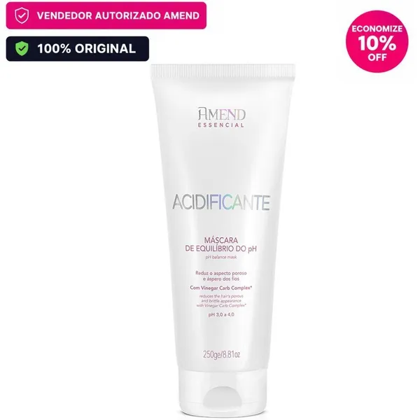 Acidificante Máscara de Equilibrio do PH 250g Amend Cosmetics