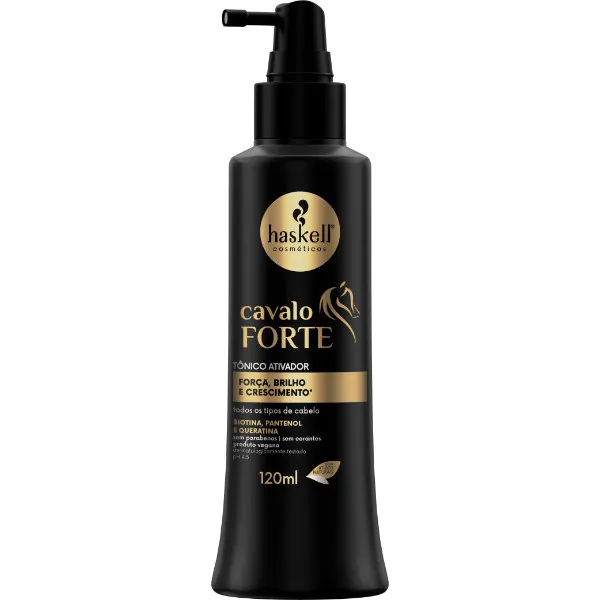 Tônico Ativador de Crescimento Cavalo Forte 120ml Haskell