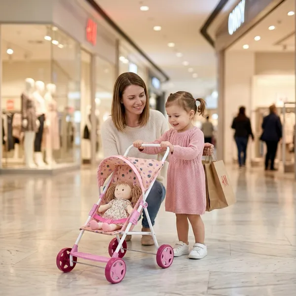 Carrinho de boneca Soft bebê reborn - Kids Baby