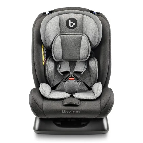 Cadeira Para Auto 0-36 Kg Litet Mass Preta e Cinza - BB458