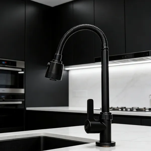 Torneira De Água Fria Única Com Rotação Universal , Pia Gourmet De Cozinha Em Formato De Cabeça De Chuveiro Ou Para Mont
