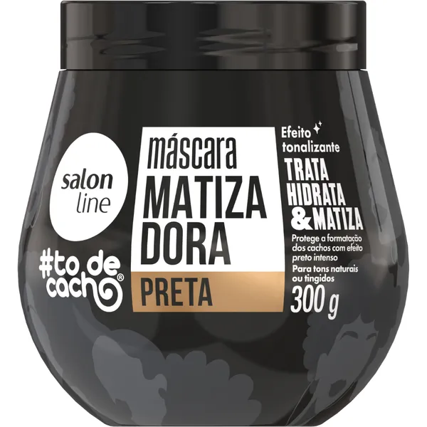 #todecacho Máscara Matizadora Preta 300g
