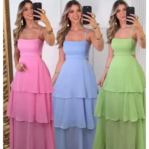 vestido longo de três maria para formatura casamento festa