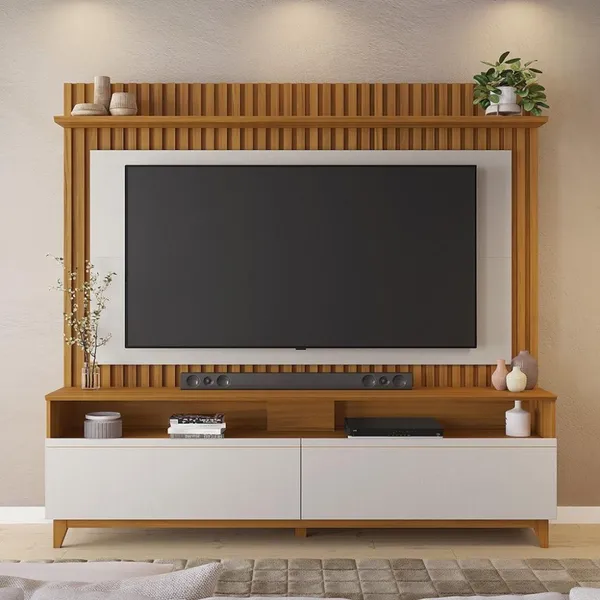 Estante Home para TV até 65 Ripado 2 Portas NT 1340 Notável Móveis
