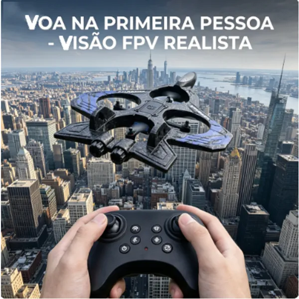 DLI Avião Drone de Combate Aircraft Controle Remoto RCCom Luz Bateria Recarregável Resistente