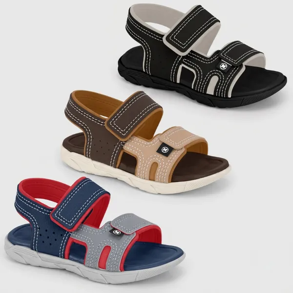 Sandália Papete Infantil Menino Molekinho Masculina Básica Conforto ORIGINAL