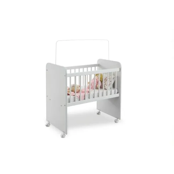 Mini Berço Ternurinha Com Colchao e Rodinhas