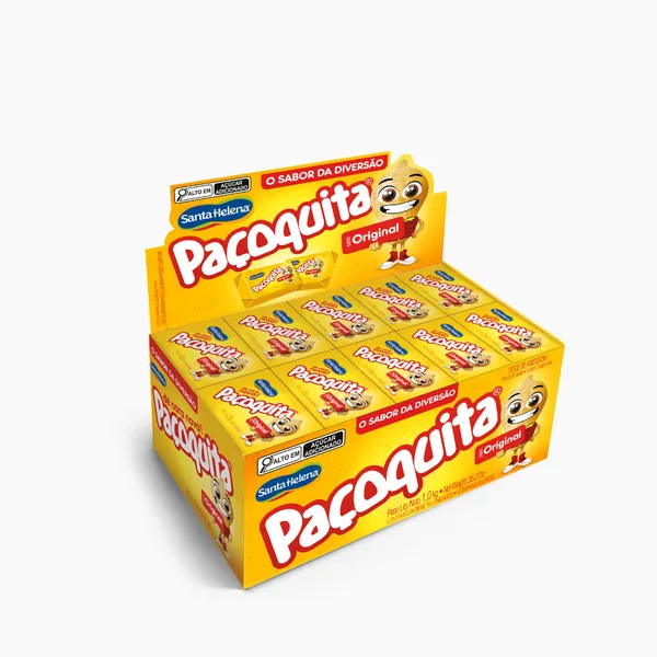 Paçoquita Quadrada Display 1kg