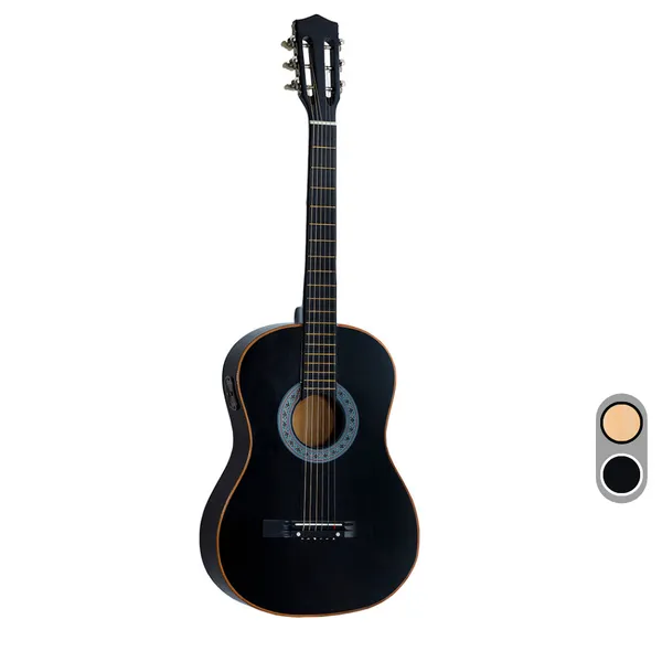 Violão Musical Queen's Adulto Cordas Nylon e Aço Acústico Para Iniciantes