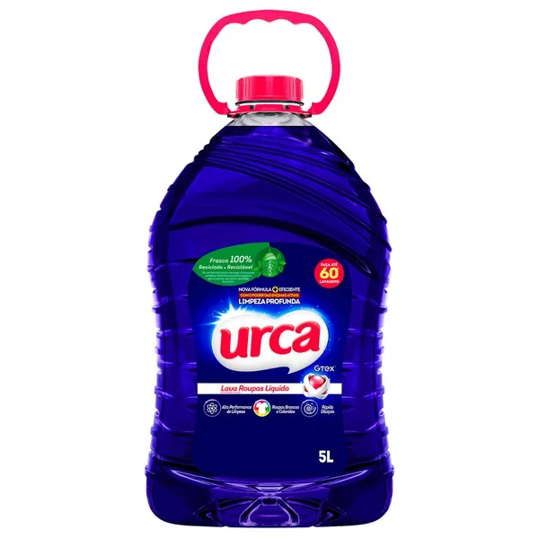 Lava Roupas Liquido Urca Azul - 5l