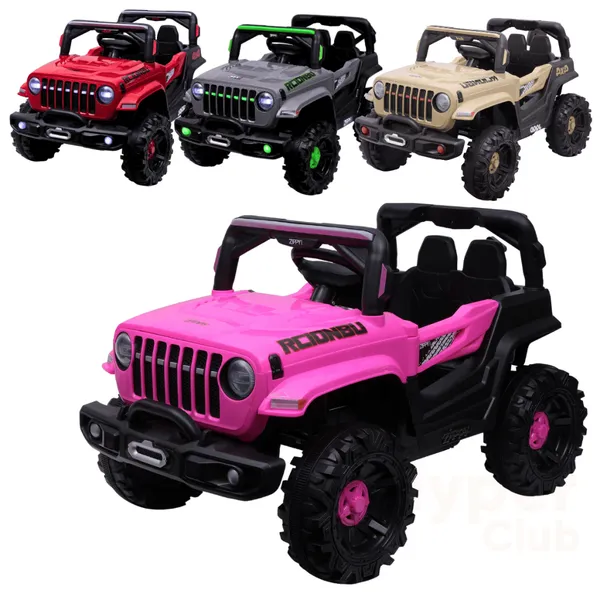 Jeep Elétrico 4x2 Brinquedo Para Criança 12v com Música e Controle Remoto