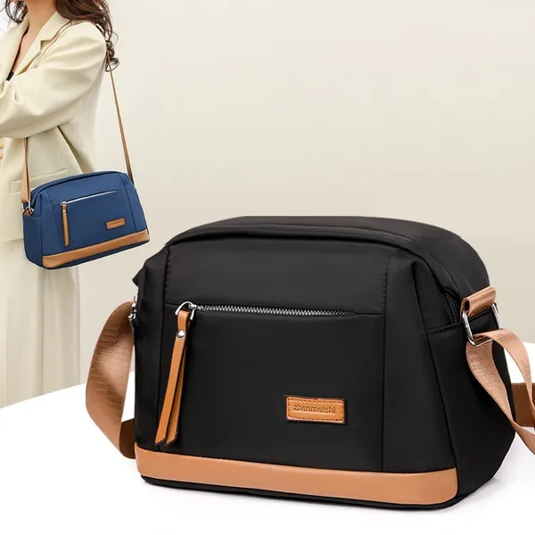Bolsa carteiro feminina à prova d'água e resistente ao desgaste disponível em uma variedade de cores