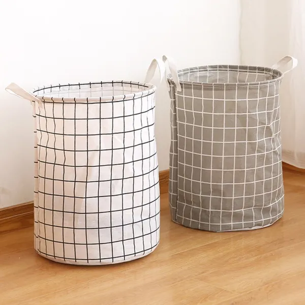Cesto De Roupas Dobrável Multiuso Impermeável Compacto E Versátil 40L Para Roupa Calça 40 Litros