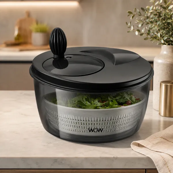 Centrífuga de Salada Secador de Verduras Manual 4L