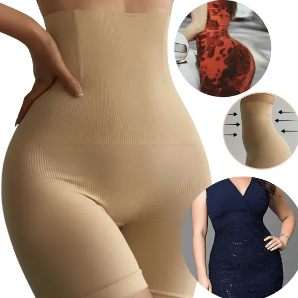 Short Modelador com Barbatana não enrola comprime abdome Cinta Modeladora Levanta Bumbum Sustentação