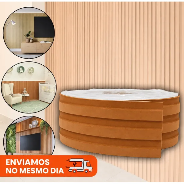 Revestimento Ripado Autocolante de EVA Flexivel Rolo