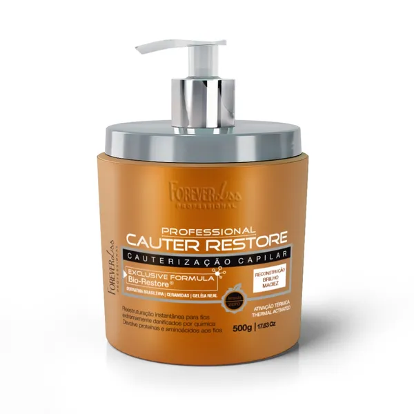 Máscara Cauterização Capilar 500g Forever Liss